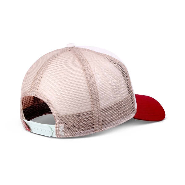 trucker cap high lines off white