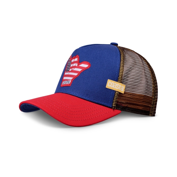trucker cap us shaka blue
