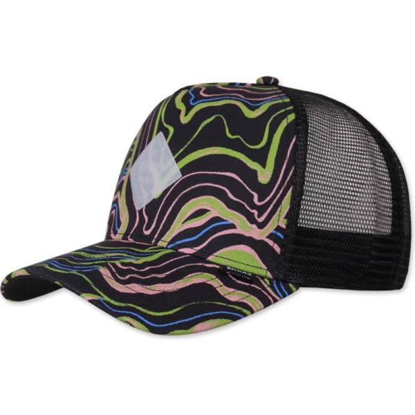 trucker cap arty waves black
