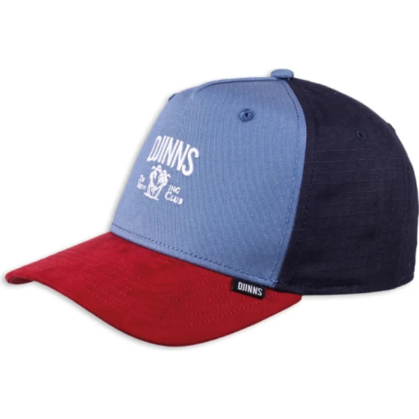 trucker cap dnc mix fabric blue