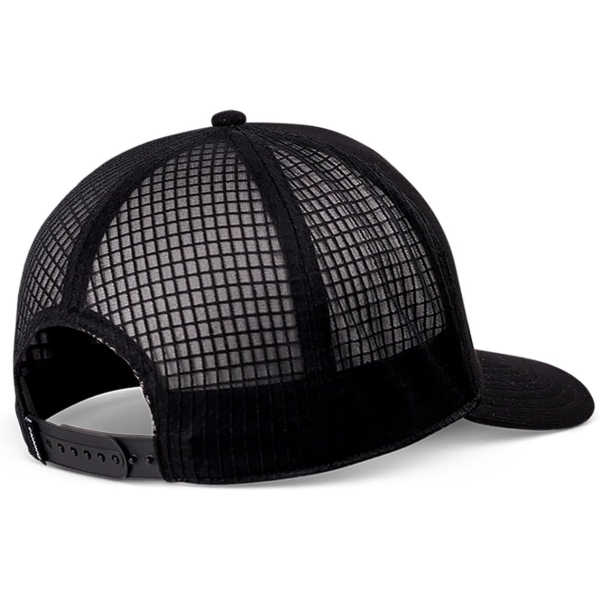 trucker cap waffle mountain black