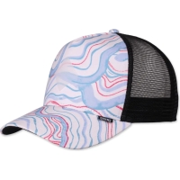 trucker cap arty waves white