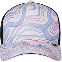 trucker cap arty waves white
