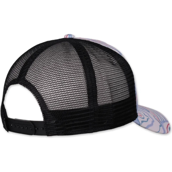 trucker cap arty waves white