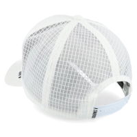 trucker cap tech mix white
