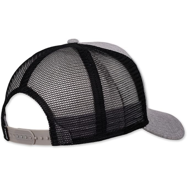 trucker cap waffle jersey heather grey