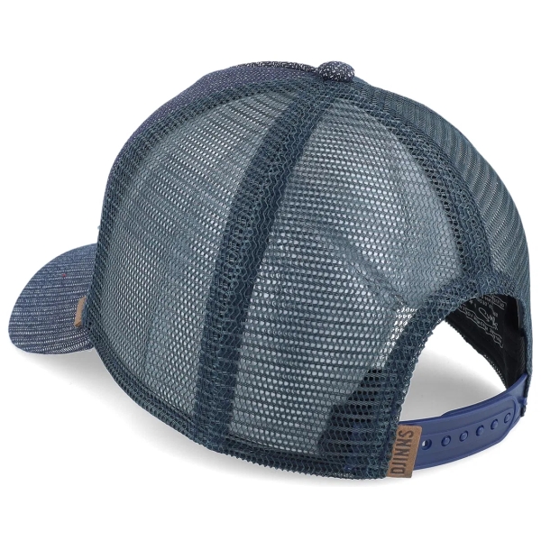 trucker cap denim whisy indigo