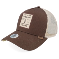 trucker cap hat nut brown/peanut
