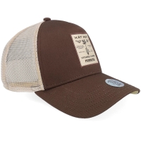 trucker cap hat nut brown/peanut