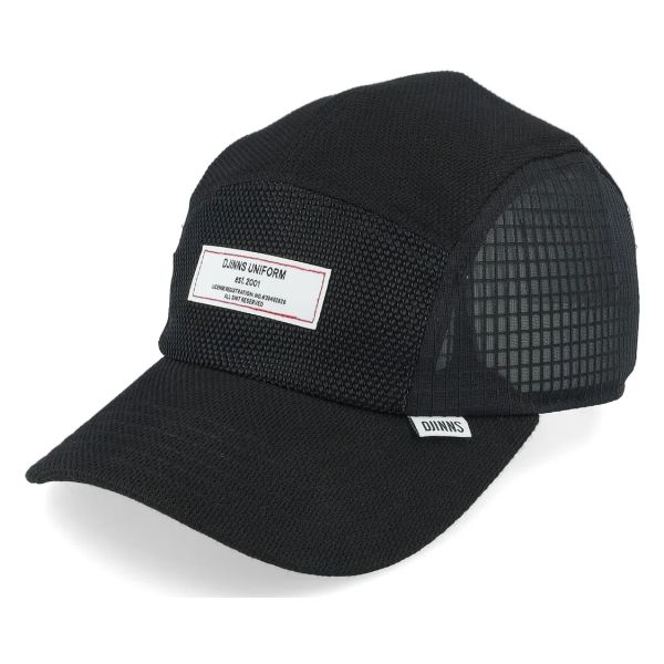 5-panel cap cv tech mix black