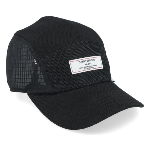 5-panel cap cv tech mix black