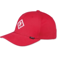 truefit cap brushed twill dark red