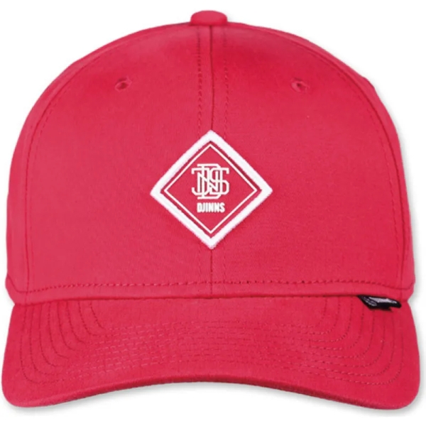 truefit cap brushed twill dark red