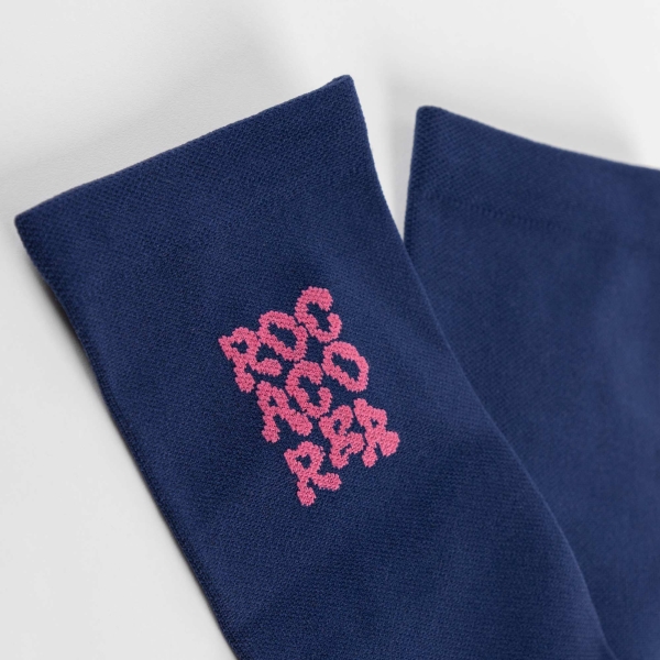 rocacorba groovy socks navy/pink