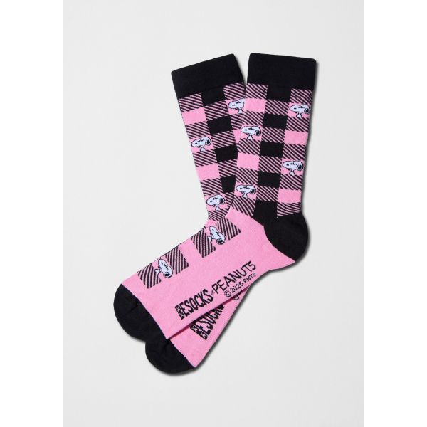 BeSnoopy tartan pink