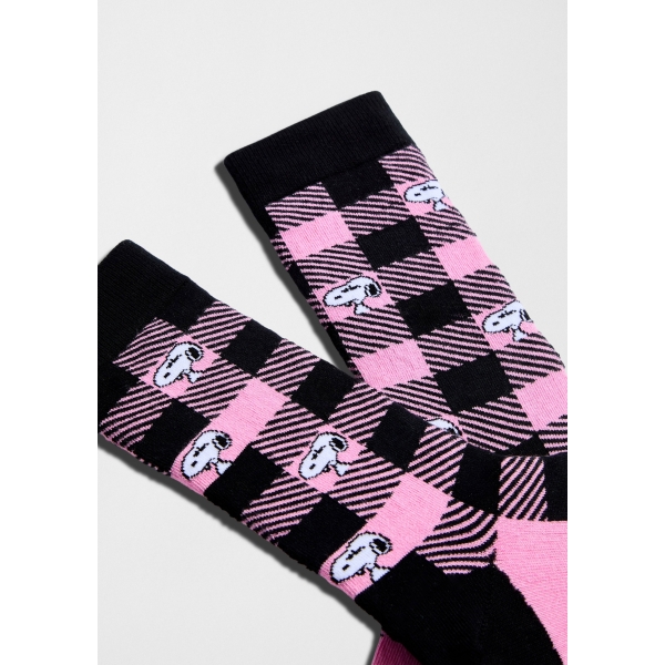 BeSnoopy tartan pink