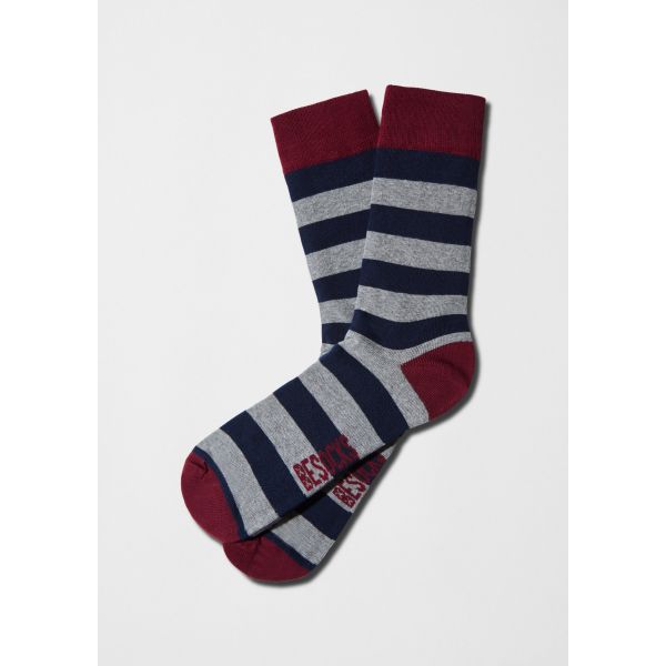BeStripes grey/navy